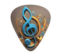 Scatola di immagazzinaggio dell'organizzatore della stampa della nota musicale di spessore differente plettri per chitarra acustica