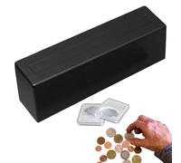 Scatola di immagazzinaggio per monete da collezione, organizzatore scatola per collezionisti di monete commemorative, forniture per collezione di souvenir grande capacità regali compleanno famiglia