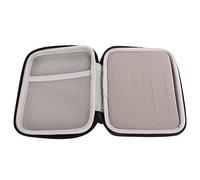 Scatola di immagazzinaggio per plettri per chitarra, tasche in rete EVA Resistente ai graffi Assorbimento degli urti Custodia per plettro per chitarra di grande capacità per corde(Nero)