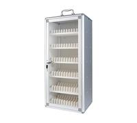 Scatola di immagazzinaggio per telefono cellulare con 12/24/36/48/60/72 slot, armadio in lega di alluminio con serratura, armadietto telefonico sicuro per ufficio, Aula, palestra. (26,5 x 20 x 60,5 cm