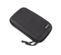 Scatola di immagazzinaggio portatile, borsa impermeabile per hard disk mobile da 2,5 pollici, alimentatore, dati USB, cuffie, nero