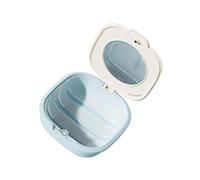 Scatola di immagazzinaggio portatile con coperchio sicuro per il viaggio compatto brace accessori organizzatori per allineatori trasparenti fermi organizzatori