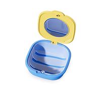 Scatola di immagazzinaggio portatile con coperchio sicuro per il viaggio compatto brace accessori organizzatori per allineatori trasparenti fermi organizzatori