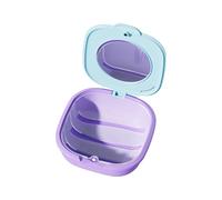 Scatola di immagazzinaggio portatile con coperchio sicuro per il viaggio compatto brace accessori organizzatori per allineatori trasparenti fermi organizzatori