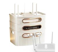 Scatola di immagazzinaggio router wifi copertura router scatola decorativa impermeabile antipolvere copertura router scatola decorativa fili cavo copertura router copertura router per camera da letto