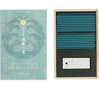 Scatola di incenso giapponese Nippon Kodo Oedo Koh Water Drop 60 bastoncini c...