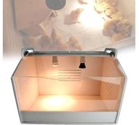 Scatola di Incubazione per Pulcini Heat Up 20 Pulcini Starter Kit Coop Gabbia Piastra Riscaldante Iubators per Anatra Uccello Lucertola Riscaldamento Taglia S, L/78 * 40 * 42cm