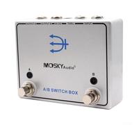 Scatola di interruttori per effetti per chitarra, per pedale Switcher MOSKYAUDIO A/B, doppio instradamento del segnale con jack passante per percorsi amplificatore e configurazione sintonizzatore