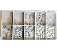 Scatola Di Lampadine Miniatura W2 BA7S BA9S SV8 B8 24 V Nuovo