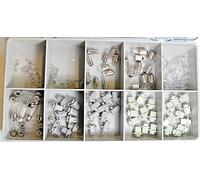 Scatola Di Lampadine Miniatura W2 BA7S BA9S SV8 B8 24 V Nuovo