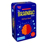 Scatola di latta per il gioco The Brainiac di Scholastic