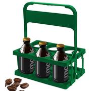 Scatola di latte, porta bicchiere da vino | 6 fori bottiglia di birra titolare pieghevole riutilizzabile per bottiglie di latte con manico, portabottiglie organizer