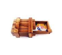 Scatola di legno 3D Puzzle Secret Scartare una scatola regalo nascosta con una scorta o scomparti per un amante del puzzle caccia al tesoro (1 scomparti)