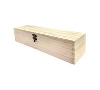 Scatola di legno con coperchio incernierato Scatola dei ricordi rettangolare