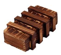 Scatola di legno, oggetti di scena divertenti, scatola del compartimento segreto educativo, compartimento nascosto portatile per bambini ragazzi ragazze segrete segrete