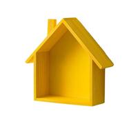 Scatola di legno - scaffali per display casa | Mensola per display a forma di capanna | Segno della casa della fattoria | piccola decorazione decorativa per vivaio | Un organ migliore