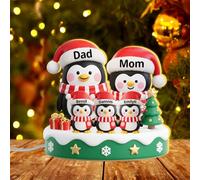 Scatola di luce a LED personalizzata di puppetto di neve nonna, nonno, nonni e nipoti, nipoti della famiglia personalizzati Nome di Natale puppetto di neve nonna lampada di luce notturna (style15)