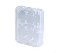 Scatola di memoria portatile 8 schede anti-shock (1PCS) | Adatto per schede SD, SDHC, Micro SD, TF, XD, MMC, dimensioni compatte 5,25 x 4,26 cm, design leggero