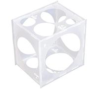 Scatola di misurazione a palloncini da 2-10 pollici Ccollapsible Plastic Dimensione di palloncini, strumento di misurazione delle dimensioni per decorazione, matrimonio di compleanno, festa, strument