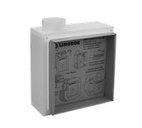 Scatola di montaggio Limodor compact-BR uscita aria superiore, NW80 - Codice articolo: 000081000