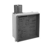 Scatola di montaggio Limodor compact-K-D uscita d'aria laterale NW80 - Codice articolo: 000083000