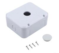 Scatola di montaggio per telecamera di sorveglianza IP65 impermeabile in ABS - per robusta scatola di collegamento per fotocamera per connettore cavo e alimentatore di rete, protezione in giardino