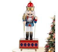 Scatola Di Musica Schiaccianoci, Scatola Di Musica Schiaccianoci in Legno A carica Meccanica | Ornamento Decorativo Di Natale per Adolescenti Adulti Amatori D Artigianato Collezionisti