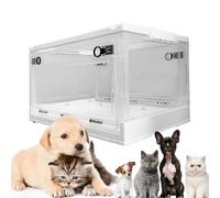 Scatola di nebulizzazione per cani e gatti, incubatrice per ossigenoterapia per trattamento della tosse e della respirazione, nebulizzatore portatile per la salute dei cuccioli