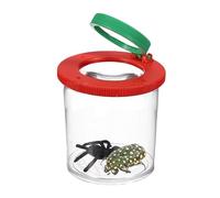 Scatola di osservazione degli insetti | Live Caterpillars Butterfly Cage Observation Box,Collector Cup Lente di osservazione con specchio geniale per vedere insetti dall'alto e dal basso