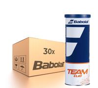 Scatola di palline da tennis Babolat Team Clay - 30 x 3B