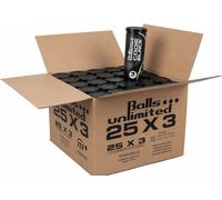 Scatola di palline da tennis Balls Unlimited Code Black 25x3B
