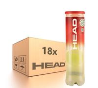 Scatola di palline da tennis Head Championship - 18 x 4B