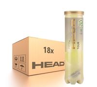 Scatola di palline da tennis Head Tour - 18 x 4B