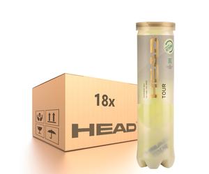 Scatola di palline da tennis Head Tour - 18 x 4B