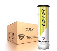 Scatola di palline da tennis Tecnifibre Club - 18 x 4B