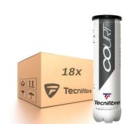 Scatola di palline da tennis Tecnifibre Court - 18 x 4B
