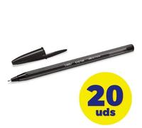 Scatola Di Penne A Inchiostro A Olio Ultrafine Bic Cristal Exact 992603/ 20 Unità/ Nero