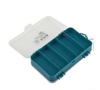 Scatola di piccole parti in plastica con 8 slot per viti, bulloni, chiodi, dadi, con design portatile e salvaspazio