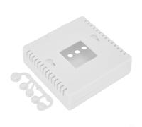 Scatola di plastica bianca 86 per tester LCD1602 progetti fai da te, include 5 pulsanti da 6 mm, custodia per strumenti elettronici