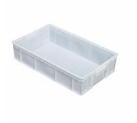Scatola di Plastica Impilabile Spessore Maggiorato per Magazzino,