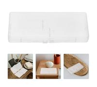 Scatola di plastica rettangolare da 12 pezzi con coperchio ribaltabile - Porta