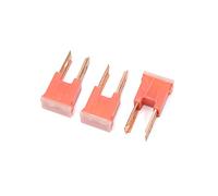 Scatola di plastica rosa da 3 pezzi Fusibile PAL a lame lunghe dritte maschio 30A 32V for auto