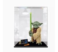 Scatola di presentazione in acrilico trasparente antipolvere compatibile con Lego Yoda Master 75255, scatola antipolvere, scatola portaoggetti, scatola da esposizione (solo scatola espositiva) (2 mm)
