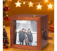 Scatola di presentazione meccanica su ordinazione di vibrazione di Light-Up di scatto, album su misura della manovella di moto della foto su misura, regalo creativo di amore per il suo compleanno