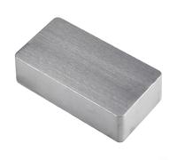 Scatola di progetto elettrica in alluminio con costruzione pressofusa per strumenti, livello di protezione IP54 (112 x 60 x 31 mm)