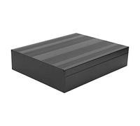 Scatola di Progetto in Alluminio, Custodia Nera Opaca Custodia per Prodotti Elettronici Fai-Da-Te 50x178x220mm Spessore Scatola di Alluminio 1,25-1,5 mm