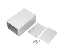 Scatola di progetto in alluminio Sandblasting Silver Electronic Box Case Case Board Celato di alluminio Easy Installazione Decodificatore Equipaggiamento industriale