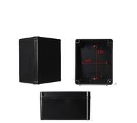 Scatola di progetto nera AG Custodia for strumenti in plastica ABS IP67 Custodia elettrica antipolvere impermeabile Trasparente(AG-175x140x100B)