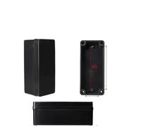 Scatola di progetto nera AG Custodia for strumenti in plastica ABS IP67 Custodia elettrica antipolvere impermeabile Trasparente(AG-180x80x70B)
