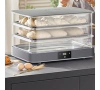 Scatola Di Prova Del Pane da 40L, Macchina Di Prova per Pasta Di Pane Elettrica Rimovibile con Temperatura Regolabile Di 20~45 ° c e Temporizzazione Di 1 Min-24H, Controllo Automatico Dell 'Umidità